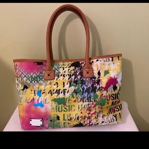 L.A.M.B. Y2K Purse Gwen Stefani Williamsfield Graffiti Logo Satchel Handbag